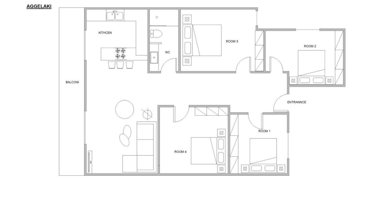 Ferienwohnung Houseloft Grand Vista Thessaloniki Exterior foto